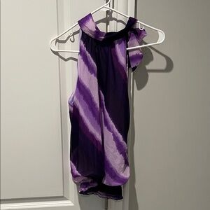 Heart Soul Purple Sleeveless Top